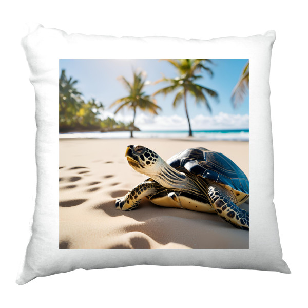 Návrat domů – mořská želva na pobřeží