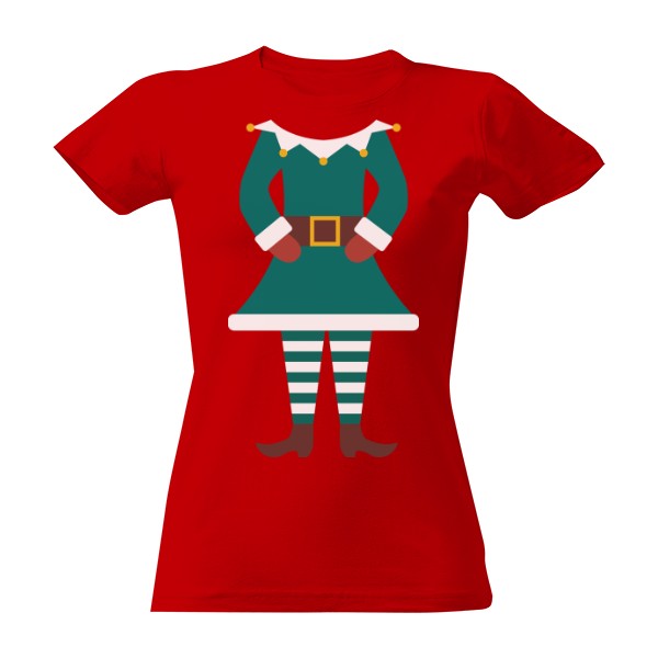 T-shirt Christmas elf mum
