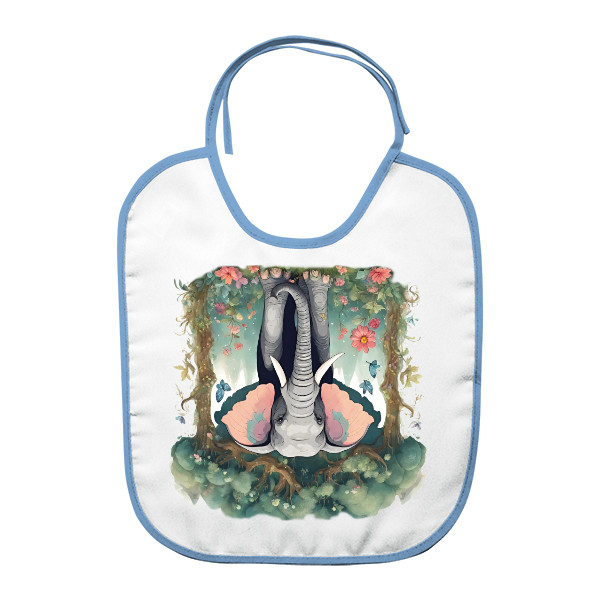 Kids' bib s potiskem Elephant Octopus