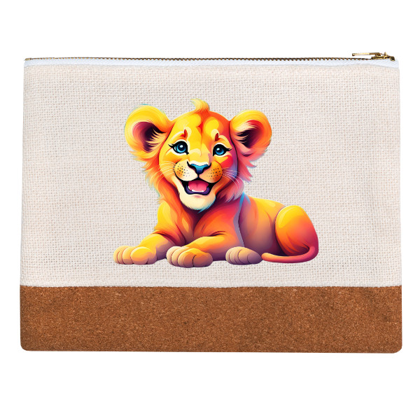 Pencil case with different animals