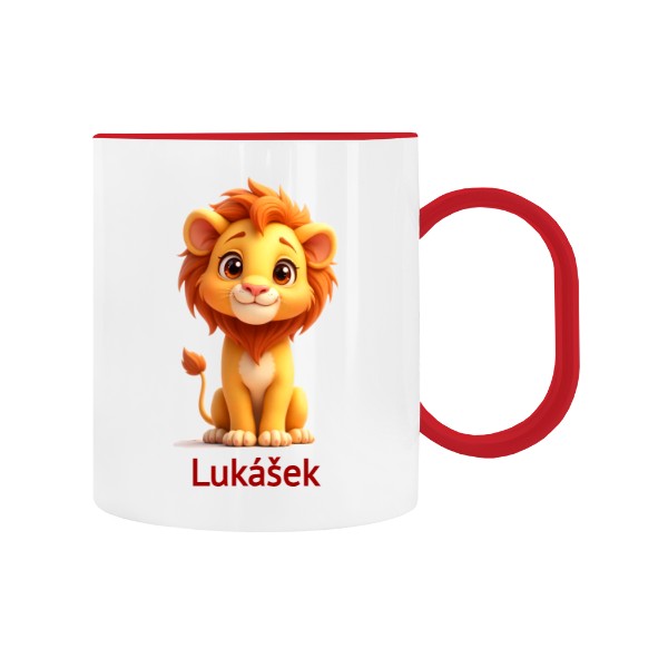 Detský hrnček plastový s potlačou Levík s menom