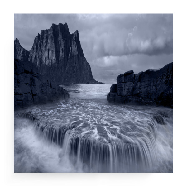 Photo Canvas Square s potiskem Picture - The path of water