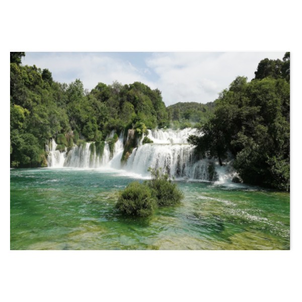 Puzzle velké s potlačou Prírodný park KRKA Chorvátsko - puzzle