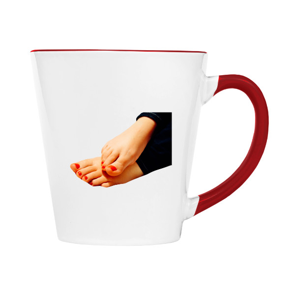 Mug conic colourful s potiskem Quality mug - Do not disturb