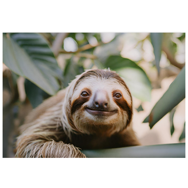 Puzzle A3 s potiskem Sloth – master of comfort