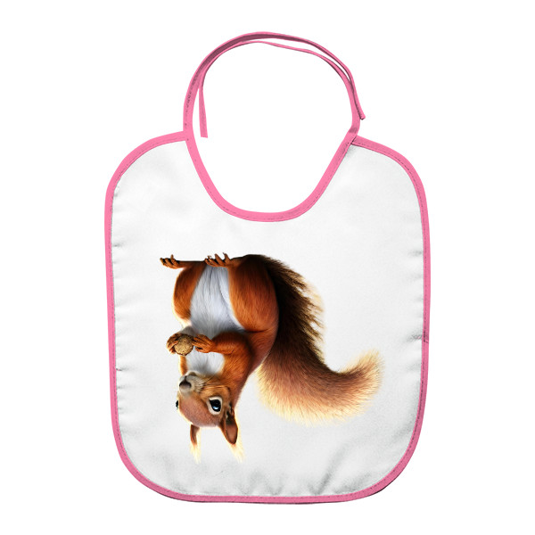 Kids' bib s potiskem Squirrel Zrzečka - bib