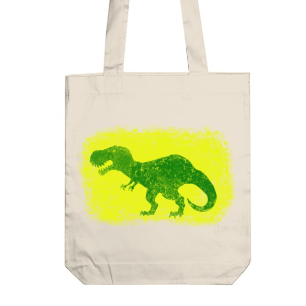 Organic cotton bag T-rex Cartoon